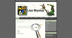 Desktop Screenshot of lisebiyoloji.com