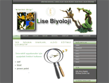 Tablet Screenshot of lisebiyoloji.com